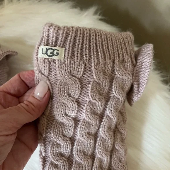 Pink Cable Knit Socks - Picture 2 of 4